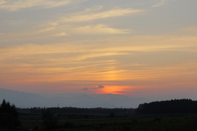 日本北海道的夜景