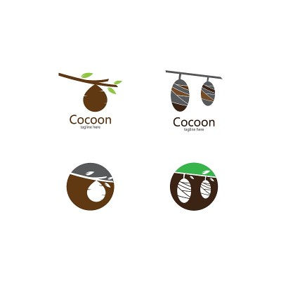 Cocoon标志模板矢量