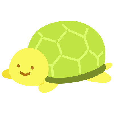 简单的平色绿海龟