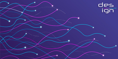 wave lines vector