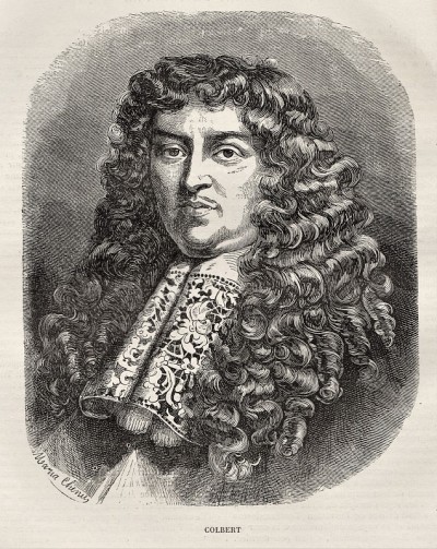 Jean-Baptiste Colbert肖像，17世纪法国历史