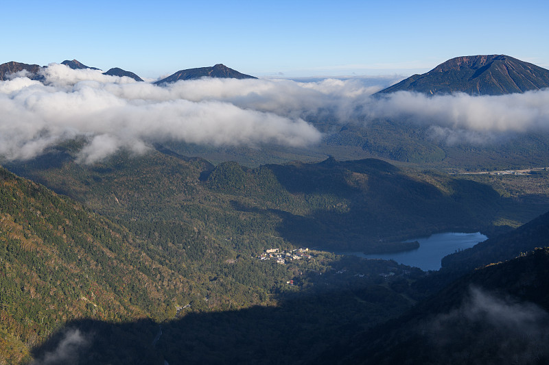 从五指山看南台山