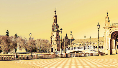 Spain-seville广场