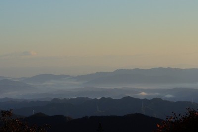 日本，秩父山顶风光