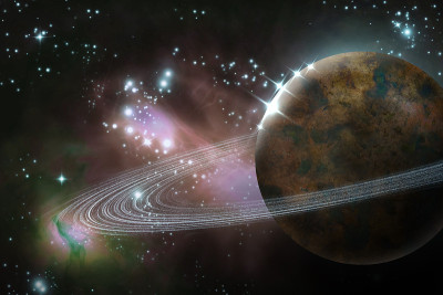 Planet Saturn Galaxy