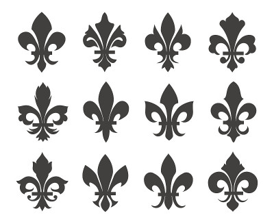 Fleur de lis矢量图标