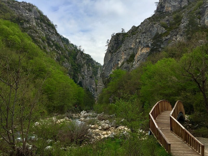 土耳其的Horma canyon kure山脉