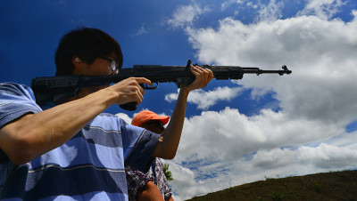 射击场。