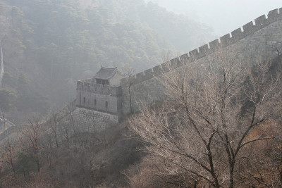 雾中的长城
