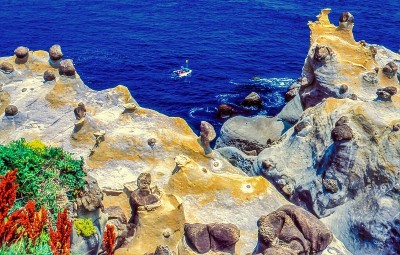 台湾海岸地质构造，和平岛公园