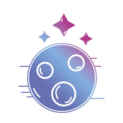 在银河系中，金星行星与恒星连成一线