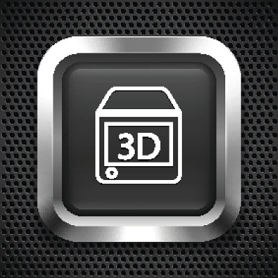 黑色广场上的3D打印机