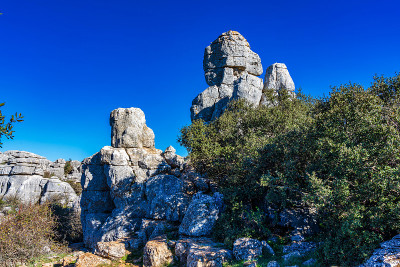 El Torcal de Antequera, Andalusia, Spain，在Antequer