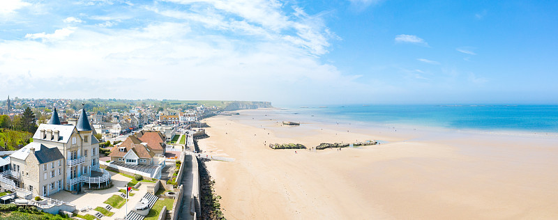 ARROMANCHES-LES-BAINS海滩全景