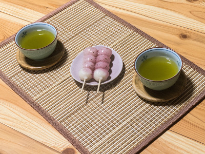 绿茶和日本甜茶
