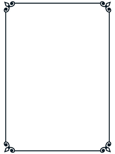 Vintage simple vector line border frame signboard 