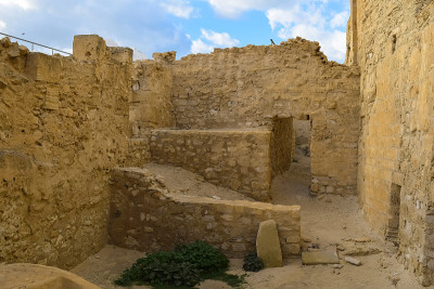 位于突尼斯地中海沿岸的中世纪堡垒Bordj El Kebir (Fort Ghazi Mustaph