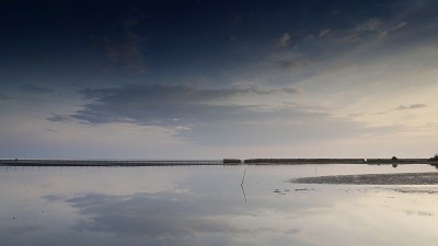 平静的海滩