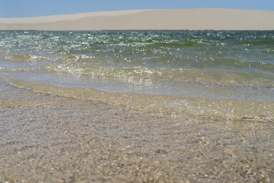 水和沙子，Atins Maranhão泻湖