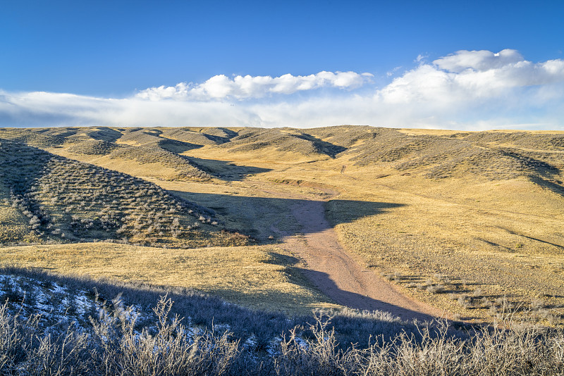 有风的下午，在Soapstone Prairie Natural Area i