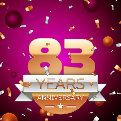 Realistic Seventy one 71 Years Anniversary Celebra