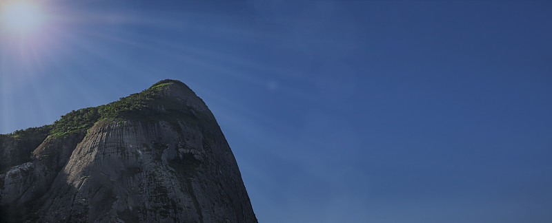 里约热内卢旅行卡。Pao de acucar山。