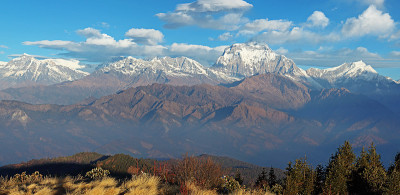 喜马拉雅山的道拉吉里山