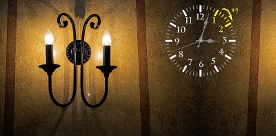夏令时。DST。挂钟快到冬天了。把时间向前。