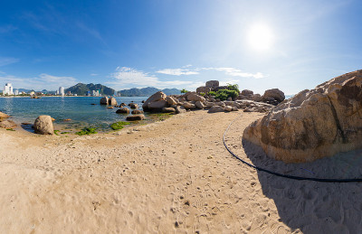 汉庄石花园是芽庄热门旅游景点。越南
