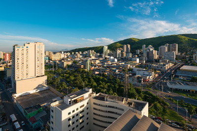 Nova Iguacu城市鸟瞰图