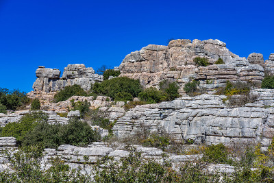 El Torcal de Antequera, Andalusia, Spain，在Antequer