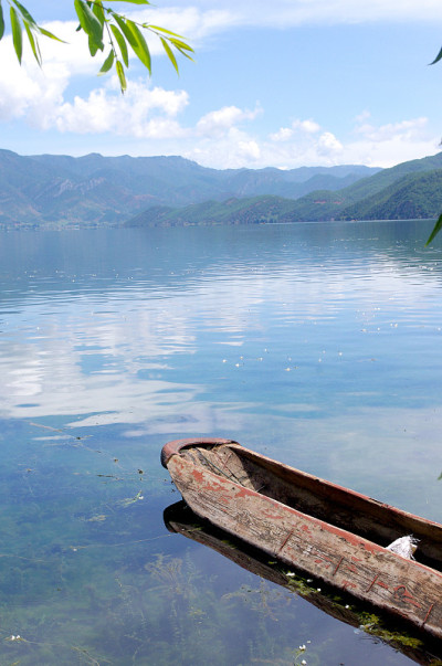 中国的“泸沽湖”木制