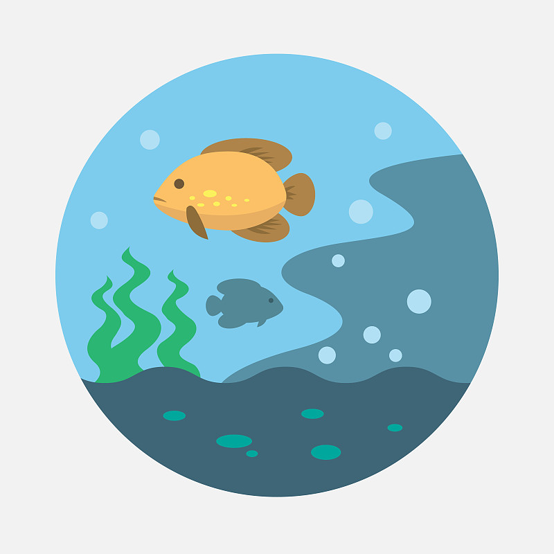 Under Water Icon_模板素材-稿定设计
