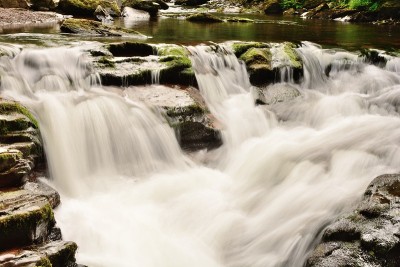 瀑布在Watersmeet