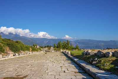 Xanthos，土耳其安塔利亚Xanthos河附近