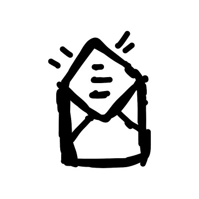 电子邮件手绘设计
