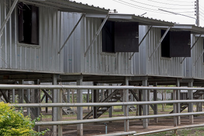灾难疏散避难所到Bang Muang;Phang Nga,泰国
