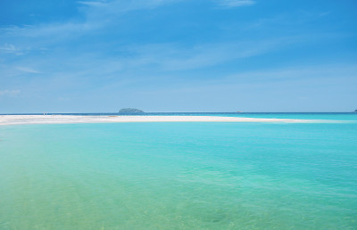 泰国里皮岛海滩的风景