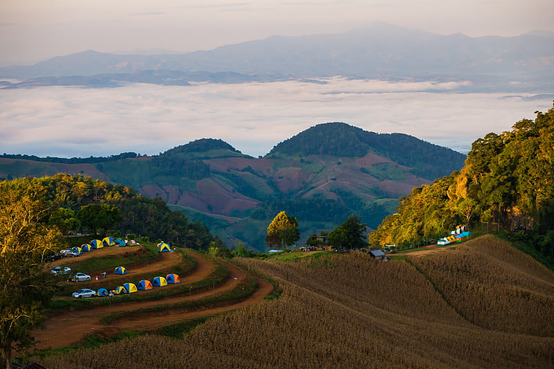 泰国南山区的风景。