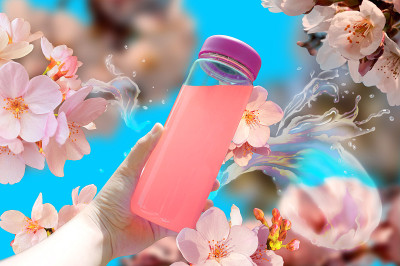 春夏便携式水瓶