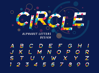 里面的字体
