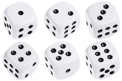 白棋六骰