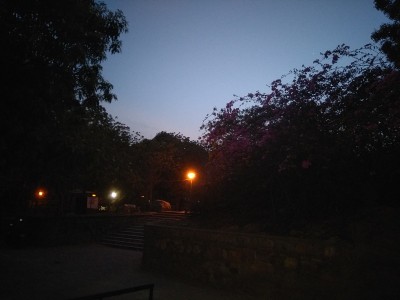 夕阳用红色