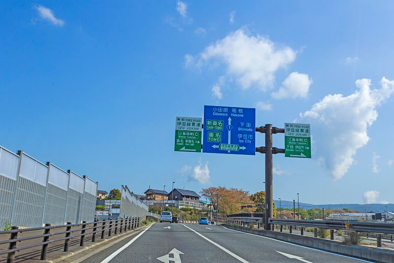 日本神奈川县箱根的东海道古道。