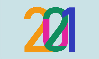 2021新年，2021新年快乐海报横幅