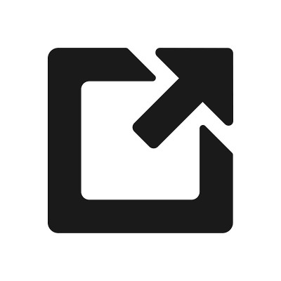 Logout black arrow icon