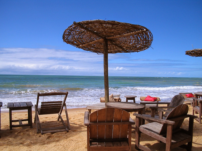 Trancoso海滩，巴伊亚，巴西，南美洲