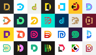 抽象标志集合与字母D