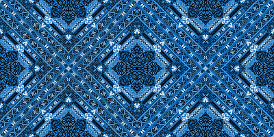 Seamless pattern based on ornament paisley Bandana