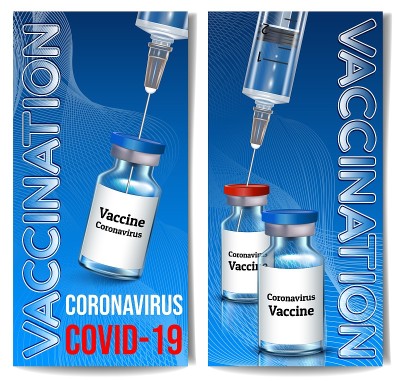 Vaccination banner vertical